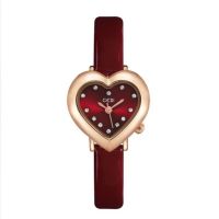 New watch authentic lady really belt heart-shaped waterproof quartz of wrist institute contracted agitation