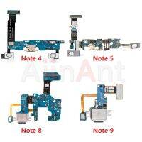 ขั้วต่อแท่นชาร์จช่องเสียบชาร์จ Usb สายเคเบิ้ลยืดหยุ่นสำหรับ Samsung Galaxy Note 4 5 8 9 N910f N920f N950f N960f