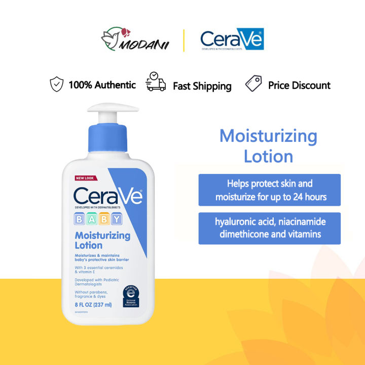 CeraVe Baby Moisturizing Lotion237ml - Paraben, Sulfate & Fragrance ...