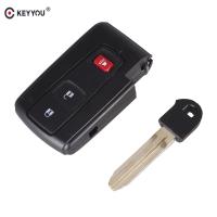 【☊HOT☊】 haokao5 Keyyou ปลอกหุ้ม Kunci Remote Mobil มี3ปุ่มขนาด21นิ้วสำหรับใบมีด Toy43 Toyota Prius 2004-2009