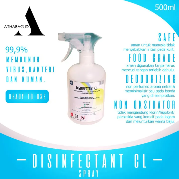 DISINFECTANT SPRAY 500ml - DISINFEKTAN SPRAY | Lazada Indonesia