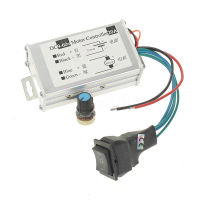 REVERSIBLE DC 9-60V 12V 24V 36V 48V 60V 20A PWM ไดร์ฟเวอร์มอเตอร์ DC เครื่องควบคุมความเร็ว