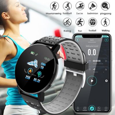 Smart Watch BT4.0 Sport Bracelet Heart Rate Pressure Fitness Tracker Waterproof Pedometers for Women Men Sport Fitness Equipment