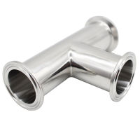 Free shipping OD19mm-102mm Stainless Steel SS304 316L Sanitary 3 Way Tee Ferrule 1.5” 2”” 3” 4”OD50. 5-119MM Fit 1.5"-4" Tri Clamp.