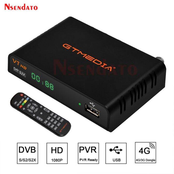 Gtmedia V7 HD DVB S2X S2 S Satelite Decoder TV Receiver Built-in WIFI H ...