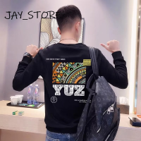 JAY_STORE  เสื้อสเวตเตอร์  เสื้อกันหนาวมีฮู้ด เสื้อกันหนาว เสื้อแขนยาวชาย เสื้อกันหนาว ผ ช เสื้อฮู้ด เสื้อฮู้ดชาย 2023ใหม่ MWY2390KYS 37Z230915