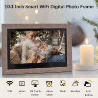 Vieline-Andoer กรอบรูปดิจิตอล WiFi กรอบรูปดิจิทัลคลาวด์ขนาด10.1นิ้ว1280*800 IPS การควบคุมแบบสัมผัสหน้าจอหมุนอัตโนมัติ16บรรจุแบ่งปันภาพถ่ายผ่านแอปพร้อมขาตั้งด้านหลัง