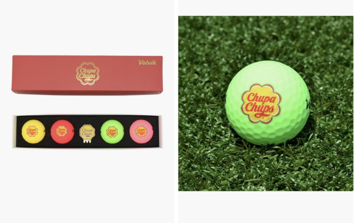 ลูกกอล์ฟ-volvik-รุ่น-limited-edition-chupachups-4-balls-แถม-ball-marker-ฟรี