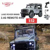 1:12โมเดลรถสี่ล้อขับเคลื่อนสี่ล้อจำลองรถรีโมตคอนโทรลอาร์ซีออฟโรด4X4 Land Rover ปีนเขากลางแจ้งรถรถจี๊ปรุ่น Off Road ของเล่นไฟฟ้าของขวัญสำหรับวันเกิดเด็กผู้ชาย