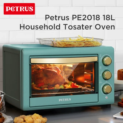 Petrus PE2018 เตาอบไฟฟ้าอเนกประสงค์ เตาอบ 3 ชั้น ความจุ 18 ลิตร 1300 วัตต์ Electric oven Petrus PE2018 เตาอบไฟฟ้าอเนกประสงค์ เตาอบ 3 ชั้น ความจุ 18 ลิตร 1300 วัตต์ Electric oven
