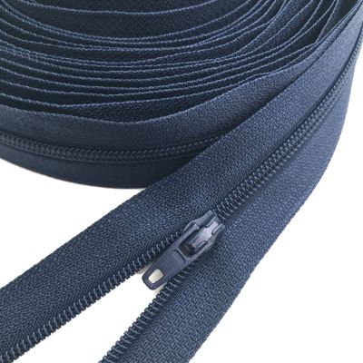 ✼ 3 Meters 25 Colors Nylon Coil Zippers with 5pcs Auto lock Zipper Slider - Supplies for Tailor Sewing Crafts
