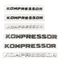 สำหรับ Mercedes Benz KOMPRESSOR ตัวอักษรสัญลักษณ์ด้านหลังลำต้นโลโก้ด้านข้างสติกเกอร์รถยนต์ด้านข้าง C200 C180 C63 C220 E63 E200 E300 E350 E220