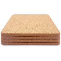 High Density Thick Square Cork Pad Cork Coaster Cork Pad for Hot Dishes, 8 Inch Heat Resistant