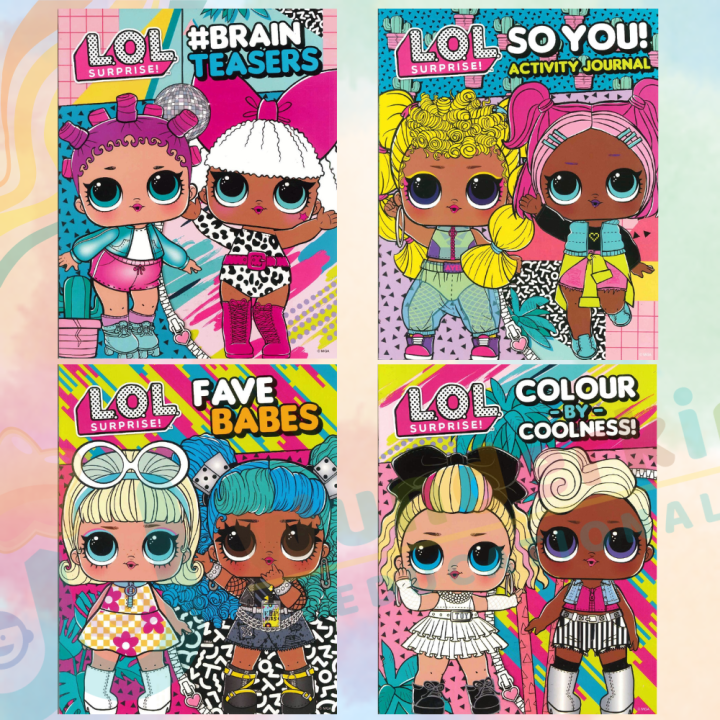 LOL SURPRISE 16PAGES COLORING/ ACTIVITY BOOK | Lazada PH
