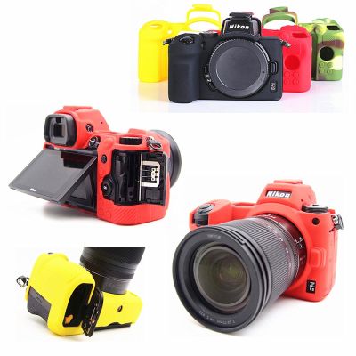 เคสผิวเกราะซิลิโคนกระเป๋ากล้องอุปกรณ์ป้องกันฝาครอบสำหรับกล้อง Nikon Z9 Z50 Z5 Z7 Z6 Z7II II Z6II กล้อง Mirrorless