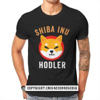 Shib Shiba Inu Crypto Cryptocurrency เหรียญเสื้อยืดสำหรับผู้ชาย Token สันทนาการเสื้อเสื้อยืดอินเทรนด์ท็อปส์เสื้อสันทนาการเสื้อยืด