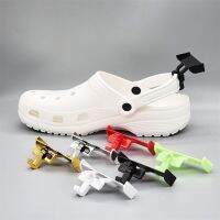 1pair Spoiler Wing For Crocs Noticeable Shoe Charm Accessories Christmas Gift For Friends