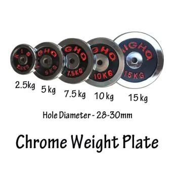 Chrome Weight Plate 0.5KG - 30KG