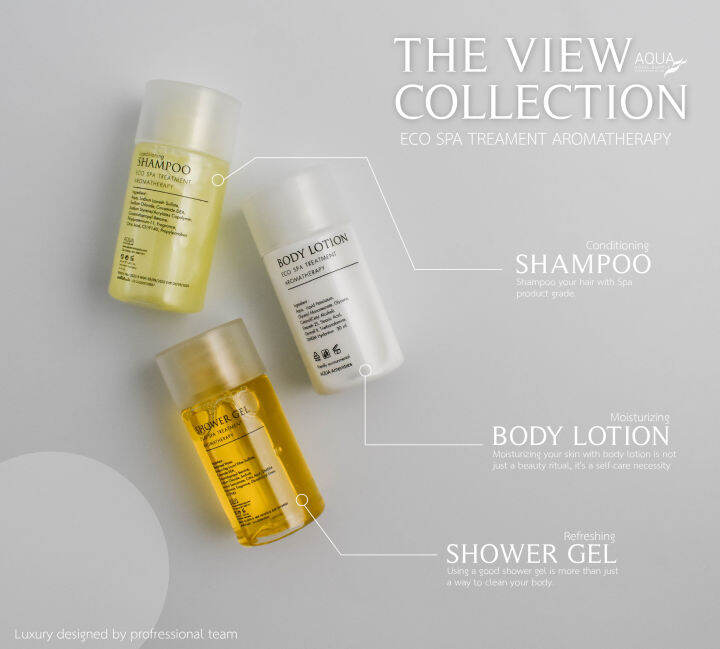 ครีมอาบน้ำโรงแรม-เจลอาบน้ำ-รุ่น-the-view-shower-gel-แพ็คชนิดละ125ชิ้น-ของใช้ในโรงแรม-ของโรงแรม-อเมนิตี้-hotel-amenities