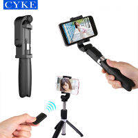 CYKE L01 Bluetooths Selfie Stick Mini Retractable Tripod Monopod Stabilizer For Iphone 12 Samsung Xiaomi Camera Gopro