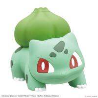 Bandai Original Pokemon Bulbasaur Anime Action Figure Simple Assembly Model Toys For Kids Gift Collectible Model Ornaments