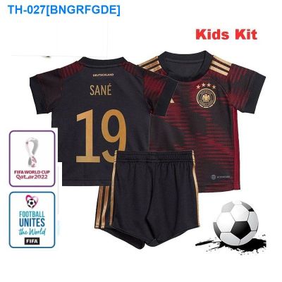 ✑ 2022 2023 Germany ES away Football Shirt Kids Kit World Cup Team Top qualit Jersey With Patch