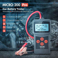 เครื่องทดสอบแบตเตอรี่รถยนต์ Micro200Pro แบตเตอรี่ความจุ12V เครื่องมือกลสำหรับโรงจอดรถ