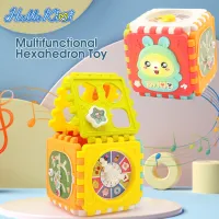 [HelloKimi Multi-functional Hexahedron Toy Game Baby Activity Educational And Early Education Cube Shape Match Sorter Box Color Number Clock Math Kit Educational Interactive Toys For Kids Gift,HelloKimi Multi-functional Hexahedron Toy Game Baby Activity Educational And Early Education Cube Shape Match Sorter Box Color Number Clock Math Kit Educational Interactive Toys For Kids Gift,]