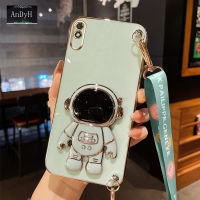 AnDyH Long Lanyard Casing For Xiaomi Redmi 9A Phone Case Power Cute Astronaut Desk Holder