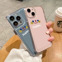 Cute Space Happy Smile เคสโทรศัพท์ทาสี OPPO Reno 6 Pro 5G Case สำหรับ OPPO A16 A57 2022 5G A5 A3S A92S A52 A92 A72 4G A9 2020 A11X A53 A32 A53S A93 A93 A55 A73 A8 A31 A96 A36 F11 โปร่งใสขนาดเล็กสดเมฆอะคริล