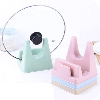 【cw】 Colorful Multi-Purpose with Water Collection Tray Oil Sink Pot Lid Rack Kitchen Supplies Plastic Chopping Board Rack Rest Chopping Board Rack