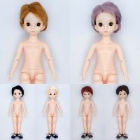 12 Inch 30cm BJD Boy Doll 20 Movable Joints 16 Brown Eyes Red Silver Short Hair Makeup Naked Body Doll DIY Toys for Girls Toy