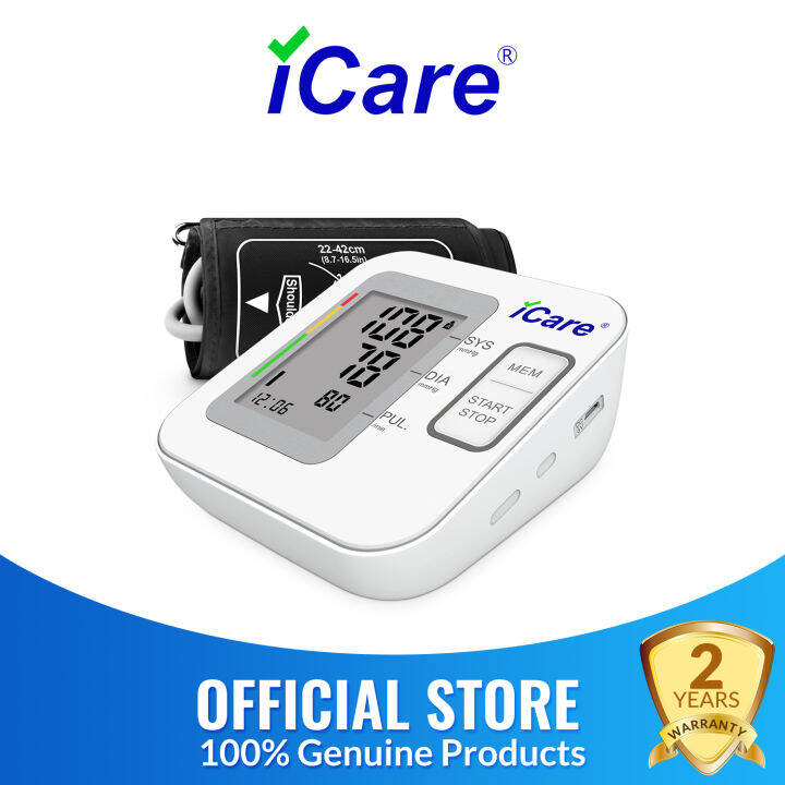 iCare® CK220 Automatic Digital Blood Pressure Monitor Large arm cuff