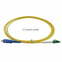 FTTH สายแพทช์ออปติก5ชิ้น/ล็อต Lc/apc To Sc/upc APC LC-LC G657A ใยแก้วนำแสง1M/5M/10M ซิงเกิ้ลโหมดซิมเพล็กซ์จัมเปอร์ G657A สายสายเคเบิลเอฟทีทีเอช