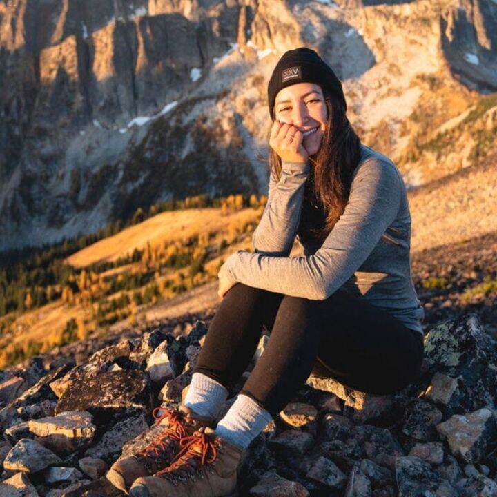 Outdoor Women's Merino Pure Wool QuickDrying LongSleeved Running Ski