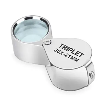 Pocket Jewelry Loupe 30x 21mm Jewelers Eye Magnifying Glass