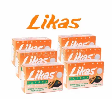 SET OF 6 ) Original Likas Papaya Soap 135g | Lazada PH