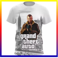 ฤดูร้อน Grand Theft Auto GTA 5 เสื้อยืดเกมพิมพ์ 3D ผู้ชายแฟชั่นพลัสขนาดเสื้อยืดแขนสั้นเด็กเสื้อยืดเสื้อผ้าด้านบน XS-5XL