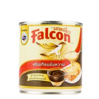 นมข้นหวาน Falcon นมข้นนกเหยี่ยว 380g. หยกออนไลน์