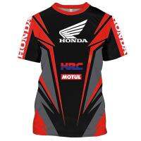 Honda T New SHIRT - T-Shirts Summer Kids Tees Tops T SHIRT HRC Motorcycle Racing Car 3D Print Men Women Fashion O-Neck Short Sleeve T Shirt - TSHIRT