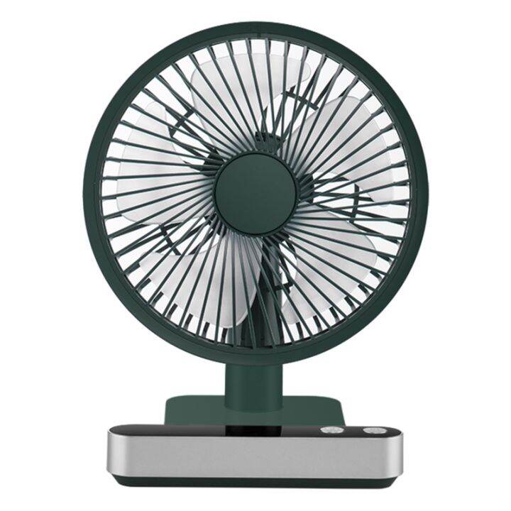 OGDENS Dunbarm Store Portable USB Desk Fan Oscillating Fan Small Table Fan 4 Speeds Shaking for
