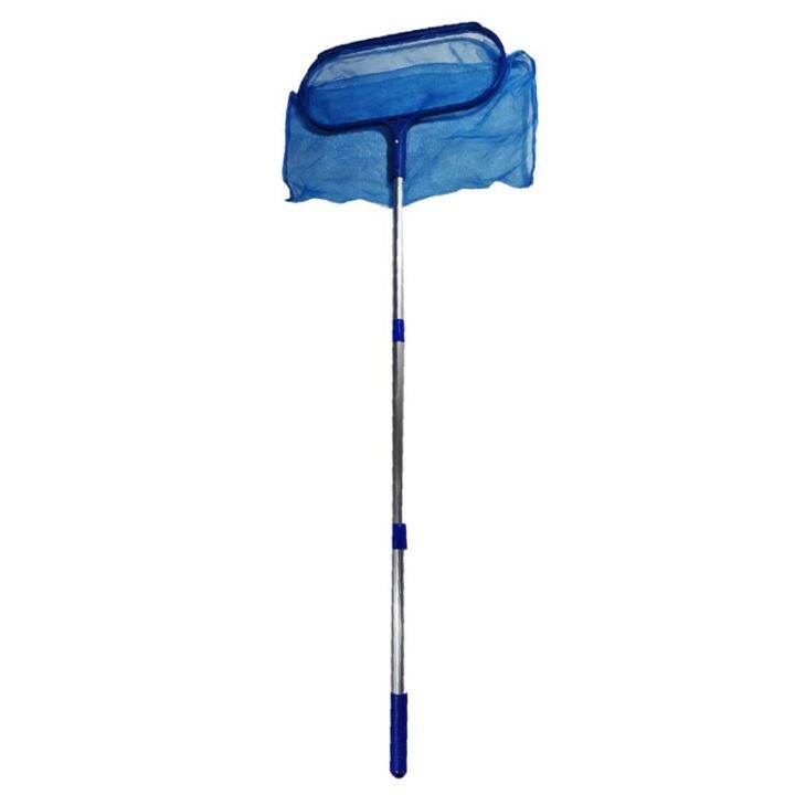 swimming-pool-accessories-skimmer-net-with-adjustable-telescopic-pole-deep-bag-net-water-surface-debris-cleaning-net