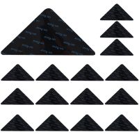 16Pcs/set Triangle Washable Reusable Rug Gripper Anti-skid Rubber Mat Non Slip Patch Tape for Tile Floors Carpets Corners Pad