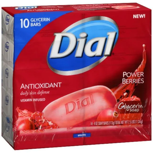 Sold Per Bar Dial Glycerin Soap Power Berries 113g or 90g Lazada PH