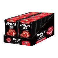 Halls Candy ฮอลล์ เอ็กซ์เอส ลูกอมชูการ์ฟรี รสแตงโม 25 เม็ด x 12 กล่อง  UU Shop