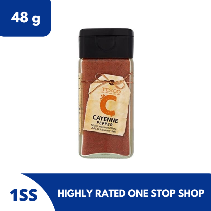 Tesco Ground Cayenne Pepper, 48g Lazada PH