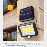 100 LED Solar Power PIR Motion Sensor Flood Wall Light Waterproof Outdoor Indoor Garden Security Solar Lamp With 5m Line