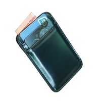 hot！【DT】♝☁♠  Leather Card Holder 5 pockets credit Round card case