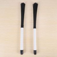 2Pcs Cajon Brush Telescoping Drum Brushes Nylon Sticks Percussion for Jazz Stick Drum Musical