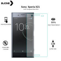 สำหรับSony Xperia XZ1ขนาดกะทัดรัดBJONE Ultra Clearกระจกเทมเปอร์สำหรับSony Xperia XZ1เทมเปอร์กันระเบิดGass